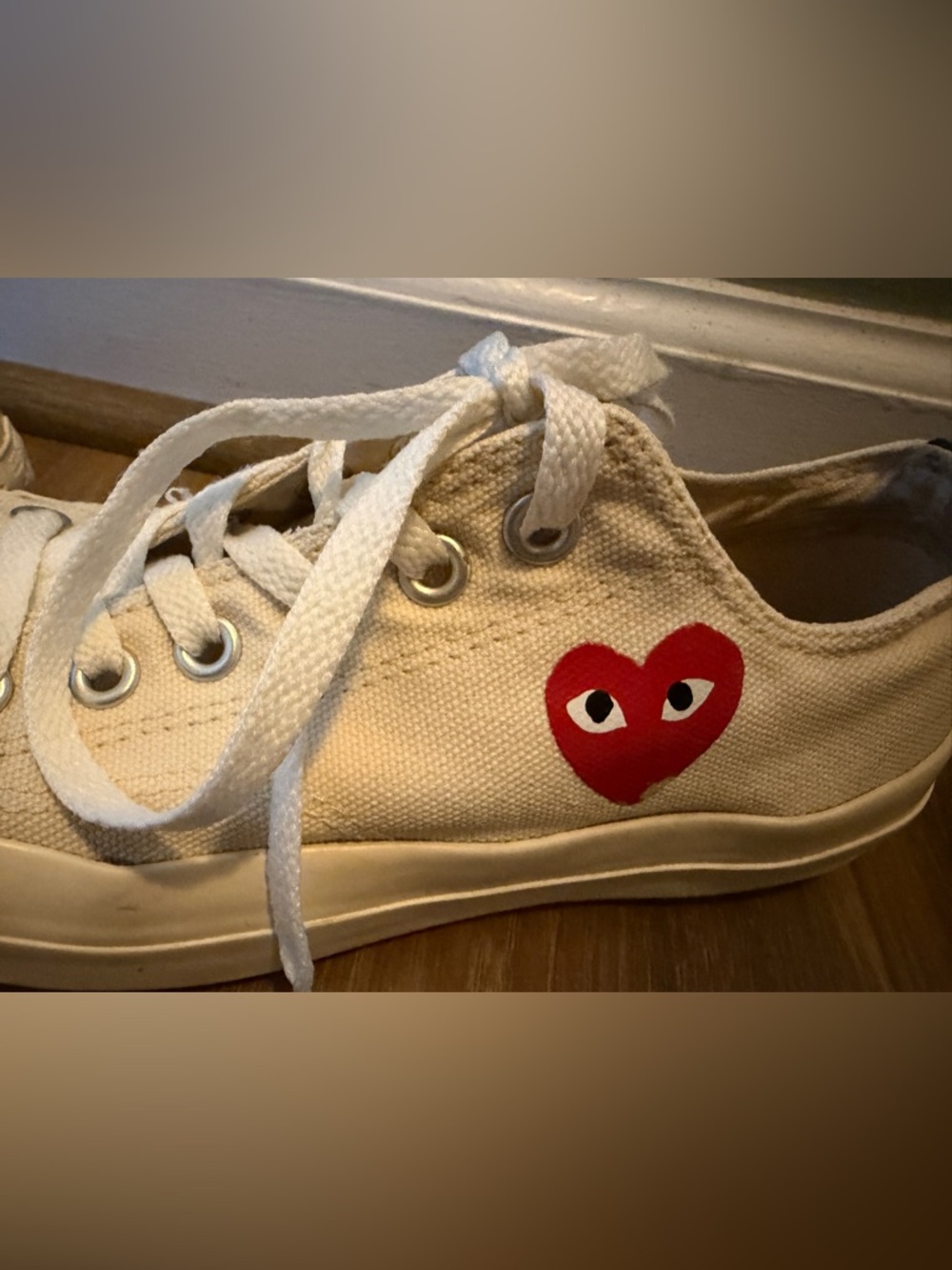 CONVERSE X PLAY COMME DES GARÇONS size 8 - Picture 8 of 11